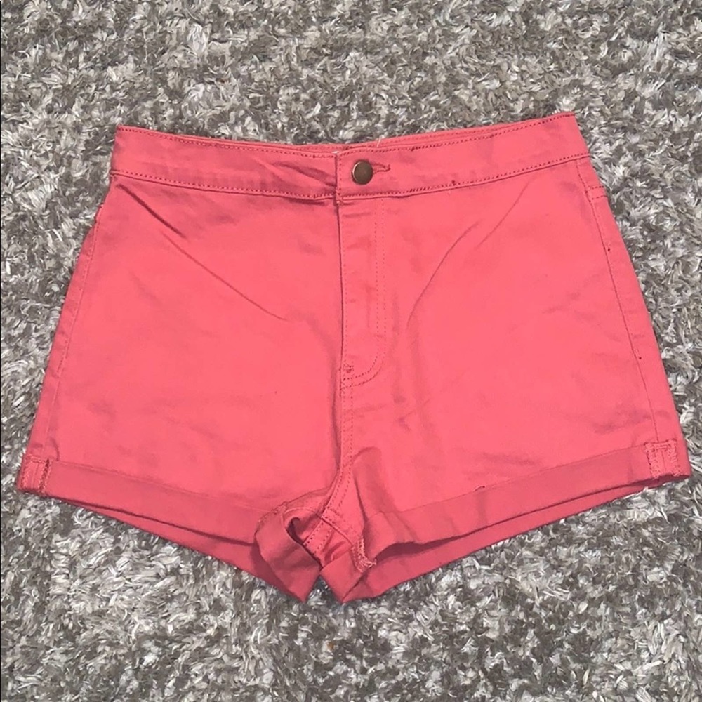 Forever 21 red high waisted shorts!